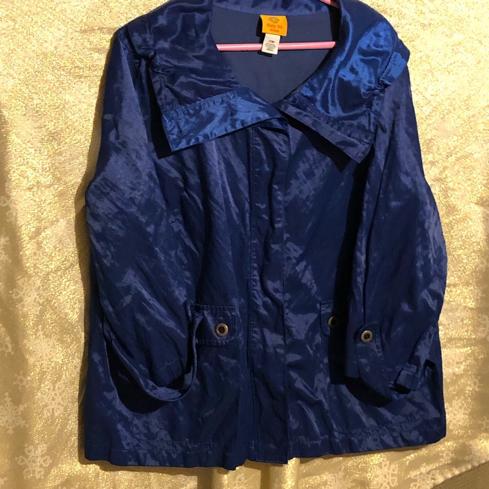 Ruby Rd Royal Blue Jacket - Picture 2 of 3